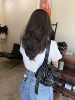ウニュ(uninu)&nbsp;オリーブブラウン レイヤーカット