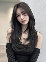 ノイズオオサカ 梅田店(NOISM OSAKA) 大人かわいい20代30代40代インナーカラー小顔ウルフレイヤーボブ
