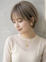ブロッサム 朝霞台店(Blossom)&nbsp;大人可愛い丸みショート×ベージュカラー