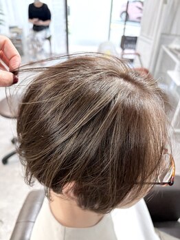 ラメールヘア(la mer hair)の写真/前髪、顔周りで印象を変える♪ショートからレイヤースタイルまで上品な抜け感を◎