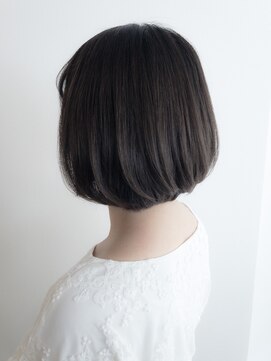シエル ヘアーデザイン(Ciel Hairdesign) 【Ciel】カーキアッシュで暗くても重く見えないボブ