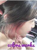 インナーカラー流行ってます！