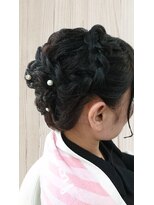 ハナココ 水戸店(hana Coco)&nbsp;結婚式☆二次会☆成人式♪編み込みアップ