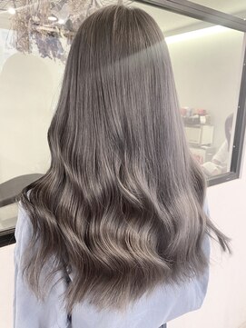 ミョンシル 透け感カラー!グレージュカラー