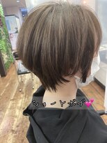 フレンズ 環状通東店(friend's) グレージュショートボブ