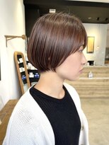 アテナ 六本松店(ATENA) 自然な丸みショート/コンパクトショート/20代30代/ショートボブ