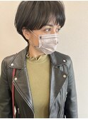 耳かけマッシュショート