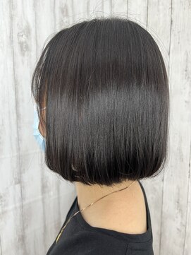 ビューティドレッセヤマノ 池袋パルコ(Beauty Dresse YAMANO) 【ボブ】【ショートボブ】【ストレート】スッキリ肩上ボブ