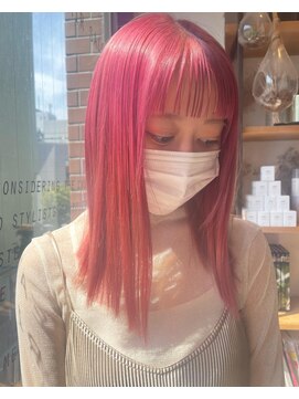 エイト 福岡天神店(EIGHT fukuoka) ピンクカラー
