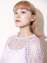 トライポッド(TRIPOD)&nbsp;重ためバング外ハネボブセクションカラー0904