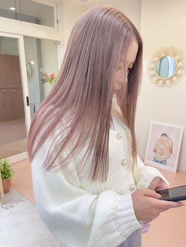 ミテ(mite) ピンクグレージュ