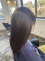 ストレートパーマ専門店 ビタミナポストマン ミディアムブラウン