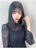 色気ガーリーロブ_ピンクベージュインナーグレージュ_69220