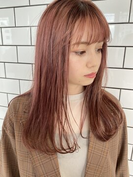 トリッカ 代官山(tricca) 【tricca代官山】ストレートロング/チェリーレッド