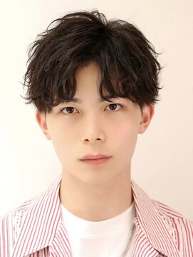 オーシャントーキョー ウエスト(OCEAN TOKYO WEST) ビジネス就活アップバングスパイキーショート波巻きパーマ