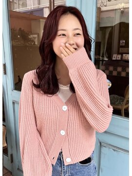 ロチカバイドールヘアー 心斎橋(Rotika by Doll hair) Bordeaux color