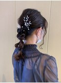 編みおろしアレンジ☆