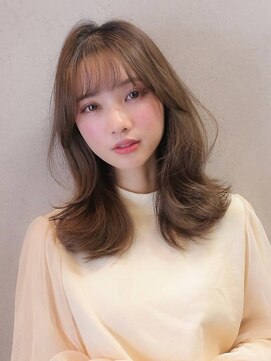 アグ ヘアー レイル 新津店(Agu hair rail) 《Agu hair》韓国風★鎖骨下ミディアム