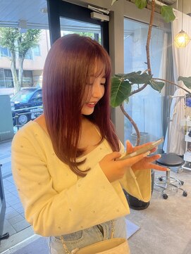 ゼストカロン(ZEST Kalon) 暖色系カラーでふわっとガーリースタイル