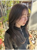 寒色ベージュ/ミルクティーベージュ/20代/30代/40代/ロングヘア