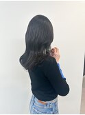 くびれロング/アッシュカラー