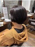 大人ショートボブ