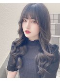 ロングにして韓国風に！