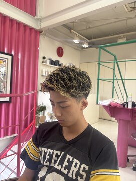 ヘアー バイ パッション ヤハタ(Hair by Passion YAHATA) ピンパーマ