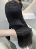 【イメチェンコース】艶カラー+最高級レミー毛シールエクステ40本