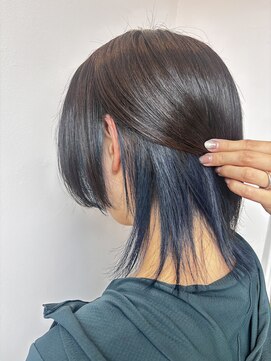 アルファ(Hair Salon alpha) 【艶感×個性派】インナーカラー×メテオトリートメント