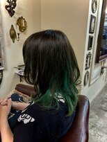 ヘアー ラウンジ アート(HAIR LOUNGE ART)&nbsp;インナーグリーン