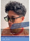スパイキーショートピンパーマ