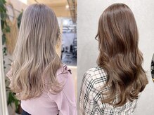 エイム(AiM)の雰囲気（大人気ミルクティーベージュ★ [ブリーチ/ダブルカラー]）