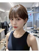 サンドパールス 仙台店(sand PALCE)&nbsp;髪質改善/大人ガーリー/似合わせカット/ショートボブ前髪/仙台
