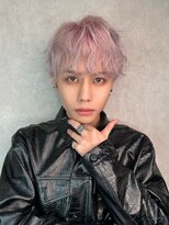 メンズ/ブリーチ　ar clip 表参道&nbsp;デザインハイトーンカラー[メンズ/ブリーチ/毛流れパーマメンズ]