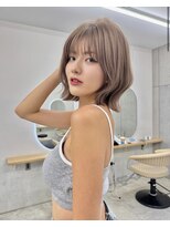 サンドパールス 仙台店(sand PALCE)&nbsp;髪質改善/大人ガーリー/似合わせカット/ショートボブ前髪/仙台