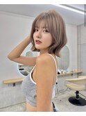 髪質改善/大人ガーリー/似合わせカット/ショートボブ前髪/仙台