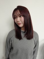 サードアベニュー(3rd Avenue.) レイヤーカット/ボルドーカラー/暖色/バイカルテ〇20代30代