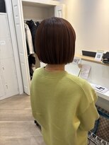 クム 川越(kum) 【kum川越】ピンクベージュ×ミニボブ
