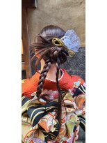 バサラ 大阪なんば店(VASARA)&nbsp;大阪なんば/訪問着ヘア/着物ヘア/卒業式ヘア/成人式ヘア