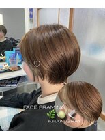 ミニィバイミラーズ(Miniy by Miroirs) face framing × short hair