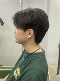 フェザーショート/MEN'S/リバースセンターパート/松戸駅