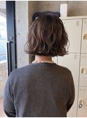 ボブ、ボブパーマ、ボブパーマゆるめ、ニュアンスパーマ