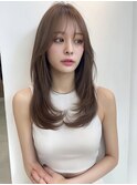 レイヤーカットハイレイヤー顔周りカット韓国風レイヤー髪質改善