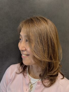 ハナワ エビス トウキョウ ヘアーサロン(HanaWa ebisu tokyo hair salon) 【白髪染め卒業☆】大人の白髪ぼかしナチュラルカラー