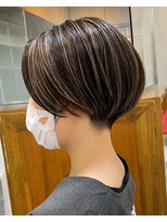 ピークアブー アヴェダ ギンザシックス(PEEK-A-BOO AVEDA GINZASIX)&nbsp;大人ハンサムショート×コントラストハイライト