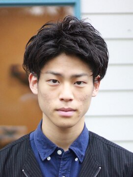 イルマーレ メンズ ヘア デザイン(il mare men's hair design) 中分け ツーブロック ネープレス