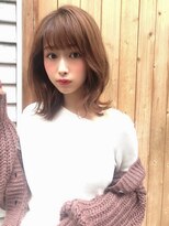 ハニーシブヤ(HONEY shibuya) 【KAYAK渋谷】小室里奈大人かわいい外ハネ小顔ミディ