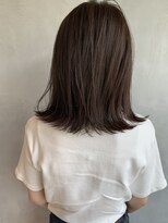 キチ(kichi.)&nbsp;[kichi.] シナモンブラウン×切りっぱなしロブ