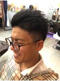 七三ビジネスショートヘア<ヒロ銀座/メンズ/浜松町/大門>